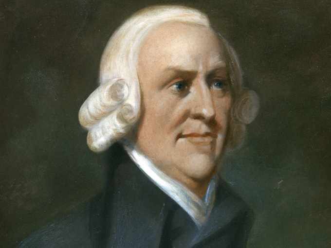 Adam Smith, father of classical British economic theory and exponent of the labor theory of value.