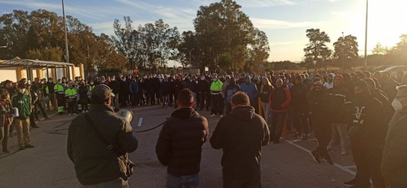 Metalworkers' strike in Cádiz