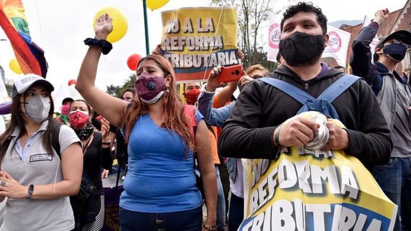 The protests in Colombia had as first axis Carrasquilla and Duque's tax reform