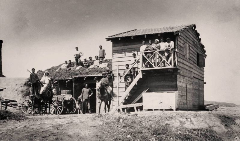 First building of Degania kibbutz