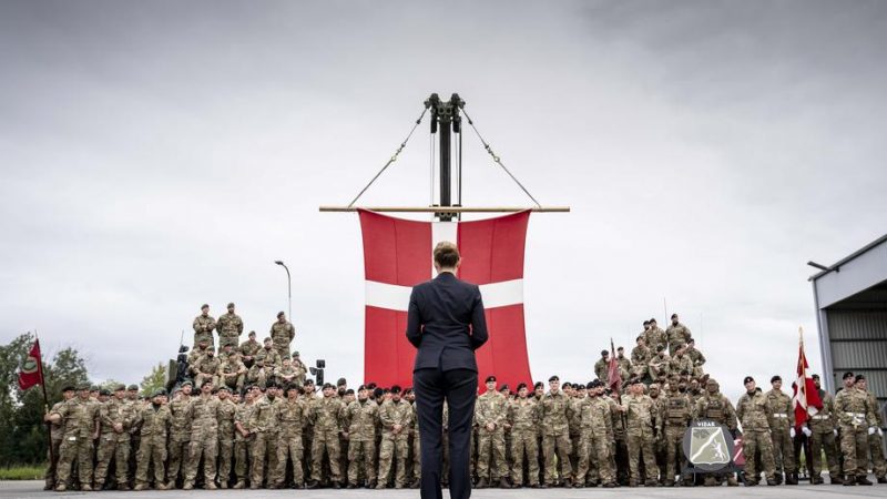 Denmark offered to send troops to the war in Ukraine