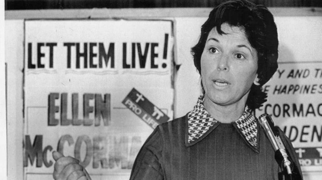 Ellen McCormack, pro-life Democrat, 1976