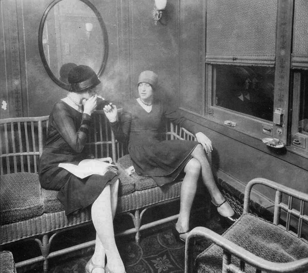 Flappers, today converted into a symbol of a supposed sexual liberation driven by interwar feminism... somehow.
