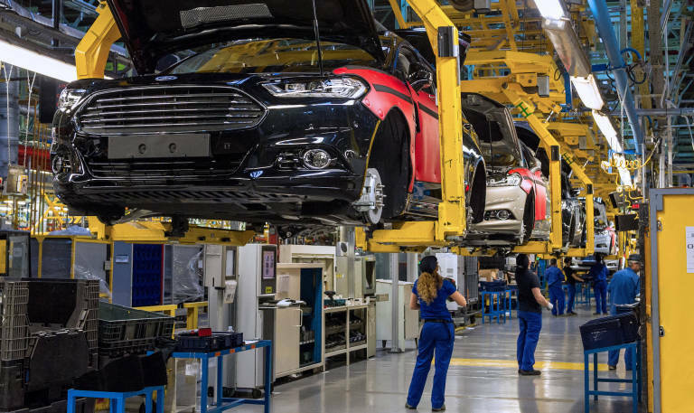 Assembly line at Ford Almussafes