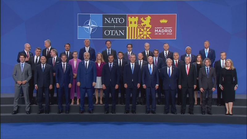 Family photo from the NATO summit in Madrid last week