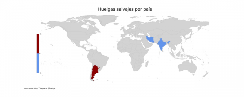 Huelgas salvajes marzo 2022
