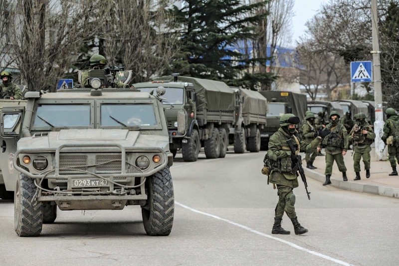 Russian troops dressed in unmarked uniforms occupy Crimea's main cities and communication routes. This is the most characteristic example of a hybrid attack.