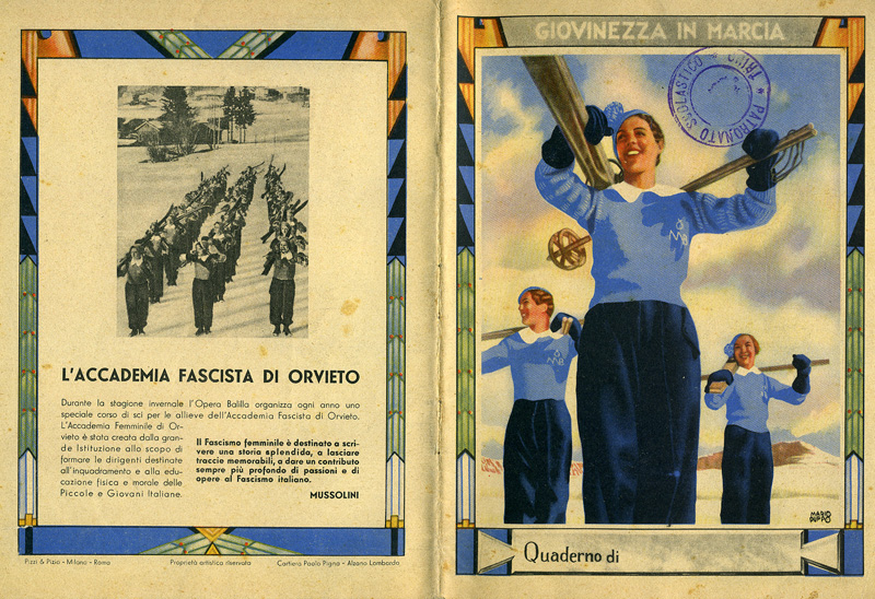 The relationship between youth, sport and militarization, later exploited by fascism, is forged during the "revolution of customs" and will take on its own ideological form in the "Olympic spirit."