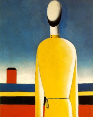 Kazimir Malevich. Figure. Few depictions are more revealing of the loneliness and emptiness behind that alienating abstraction called 'individual'.