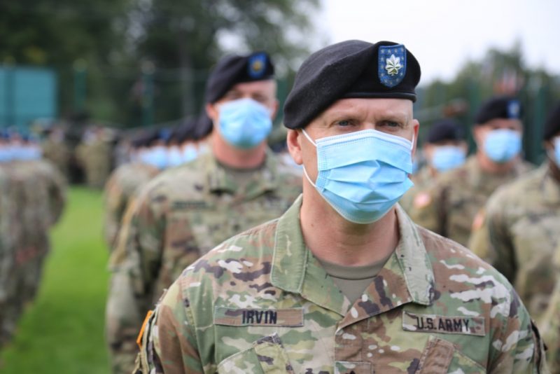 US soldiers during Trident maneuvers in Ukraine.