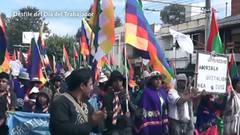 In order not to lose their jobs and homes, the workers under Milagro Sala had to attend the marches disguised as whatever suited the leader. Today as workers, tomorrow as "native groups", the day after...