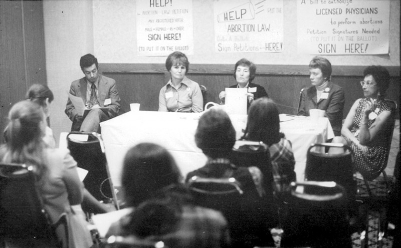 NARAL planning meeting in 1969