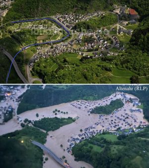 Altenahr, Rhineland Palatinate. The entire neighborhood was built on the obviously floodable riverbed