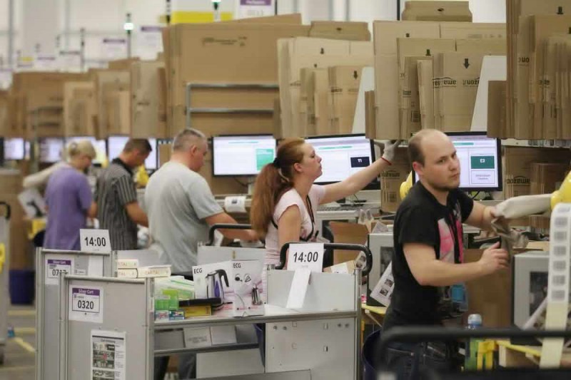 Workers at Amazon