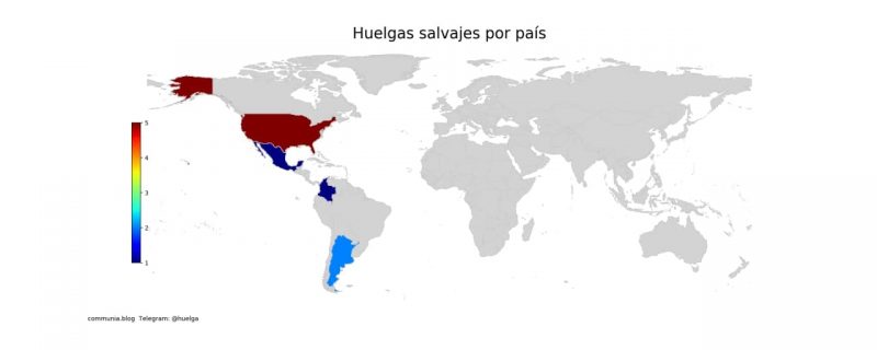 Huelgas salvajes noviembre 2021