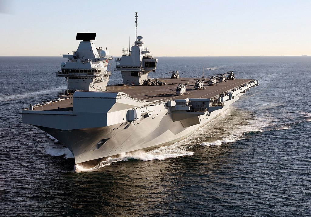 Con la estrategia Global Britain el HMS Queen Elizabeth será la nao capitana de la armada británica en el Mar de China y el Indico.