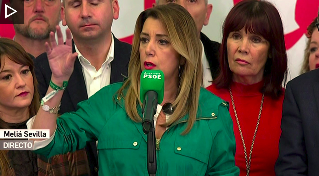 Susana Díaz en su propio fin de ciclo