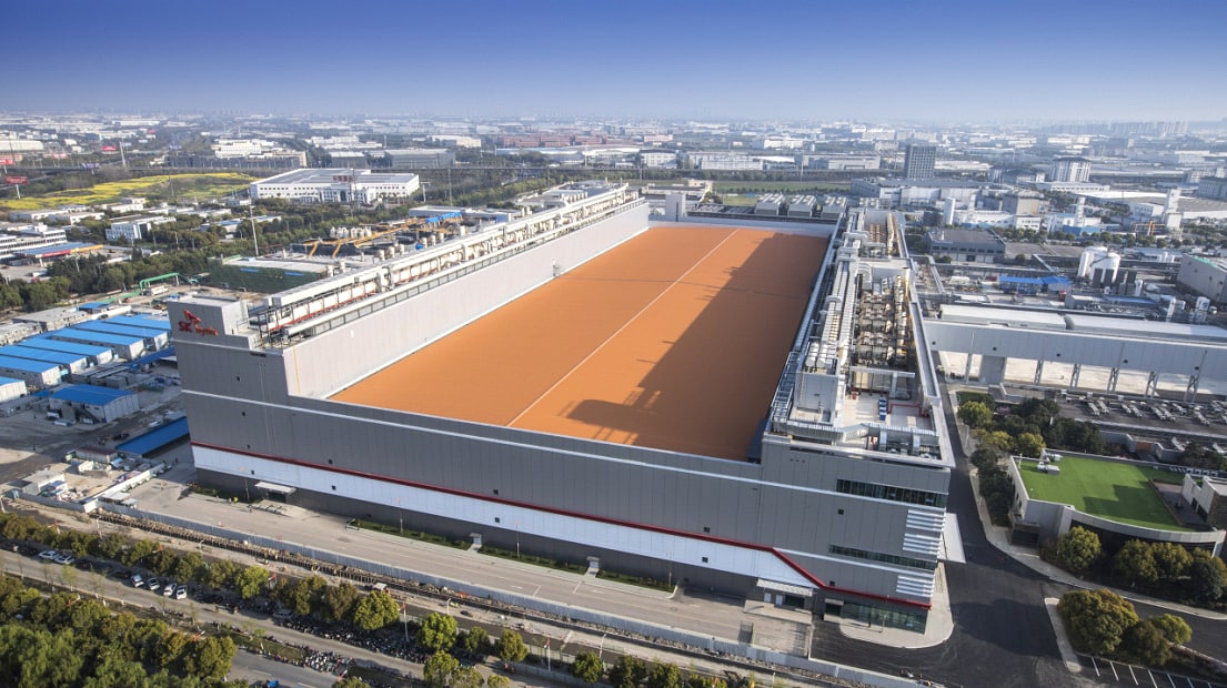 Fábrica de chips en China
