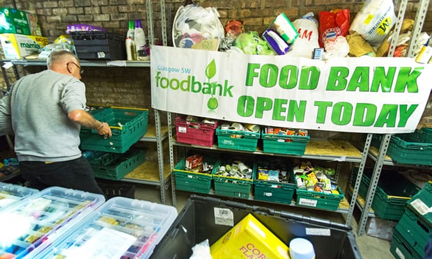Food bank in Britain