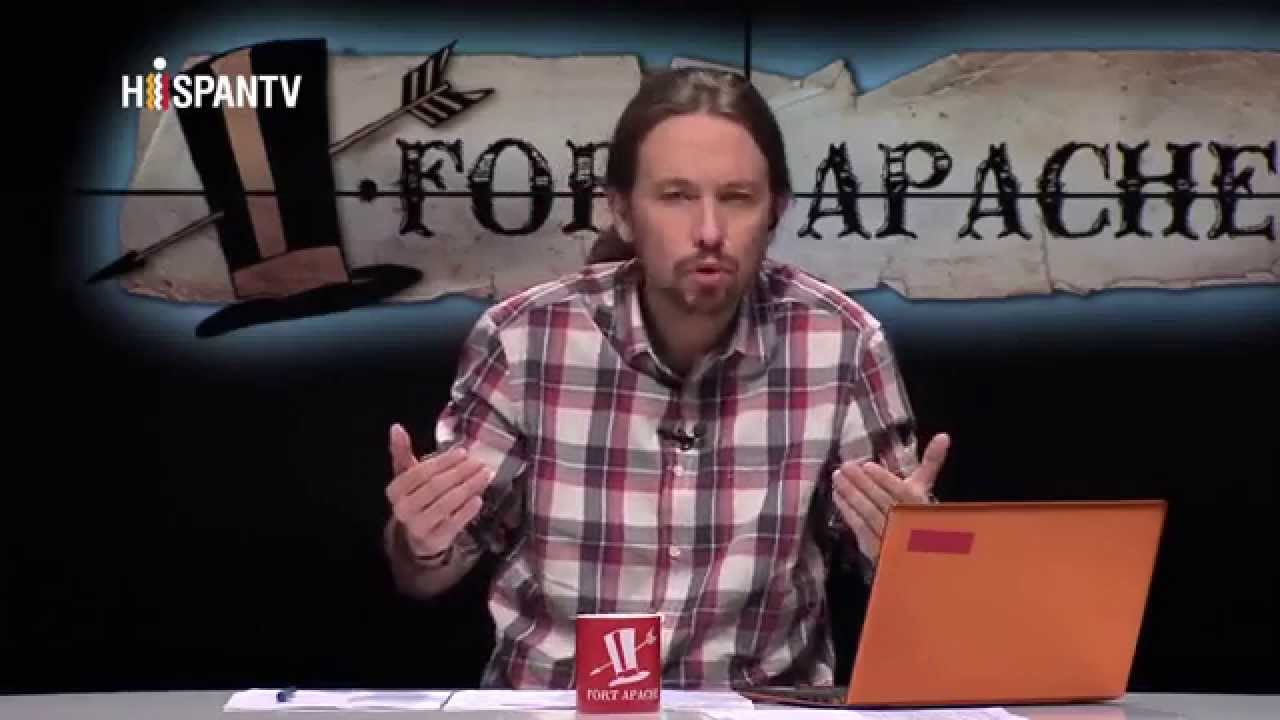 Pablo Iglesias en «Fort Apache», programa del canal iraní HispanTV