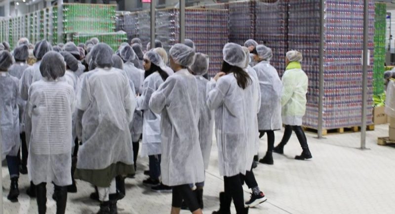 Huelgas en Georgia. Trabajadores de Nabeghlavi en huelga.