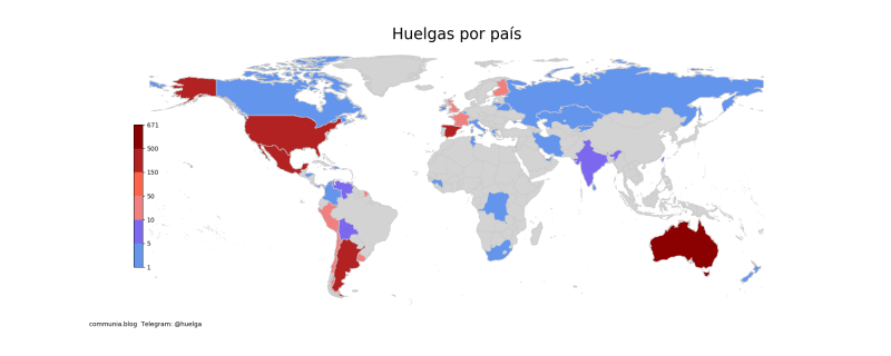 huelgas marzo 2022