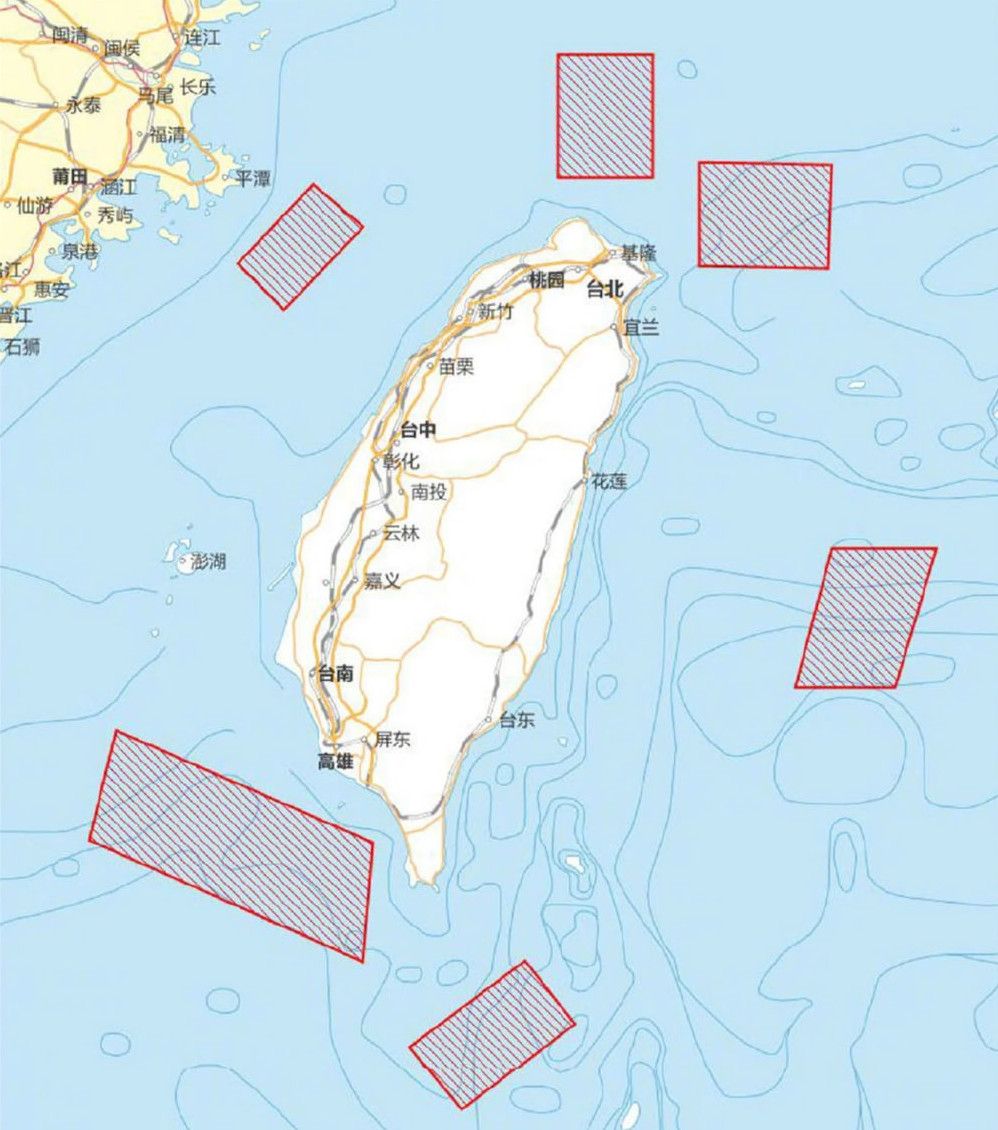 Mainland chinese exercises in Taiwan