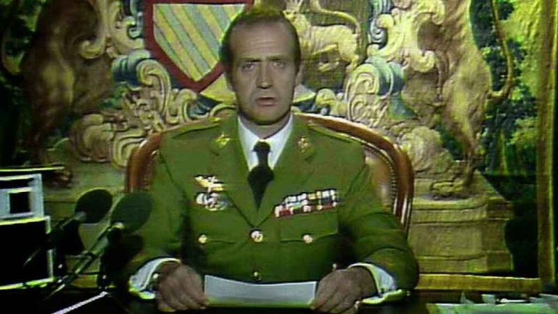 23F rey juan carlos monarquía regimen del 78
