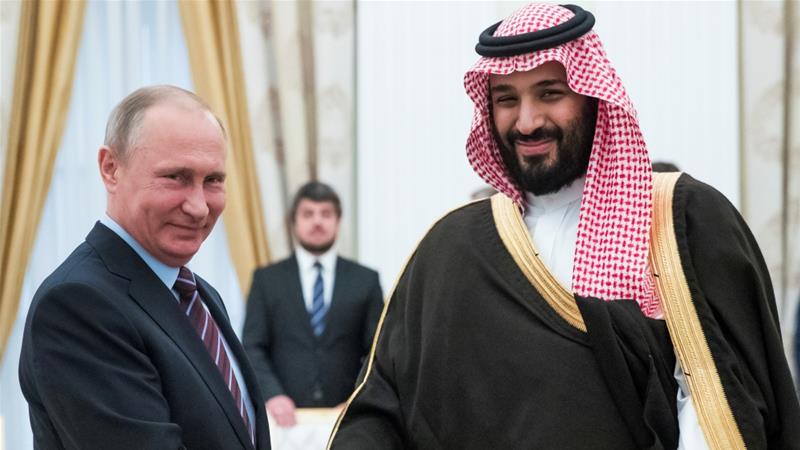 Salman y Putin acuerdan en marzo de 2018 una «alianza a diez o veinte años» para estabilizar los precios del petróleo.