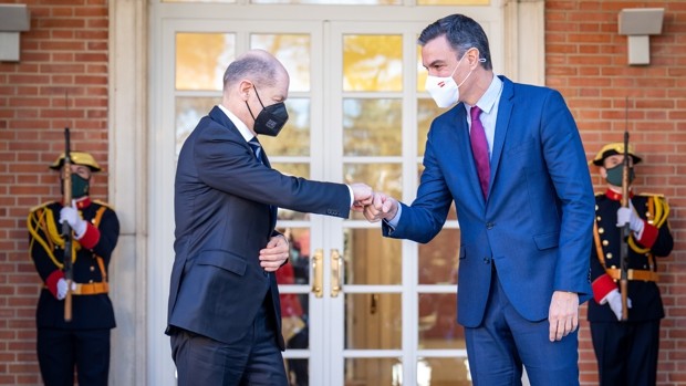 Sánchez y Scholz se reúnen en Madrid el pasado enero para afirmar juntos la necesidad de «volver a las obligaciones fiscales»