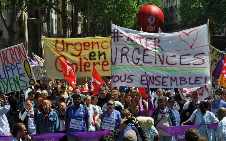Emergency strike in France in 2019
